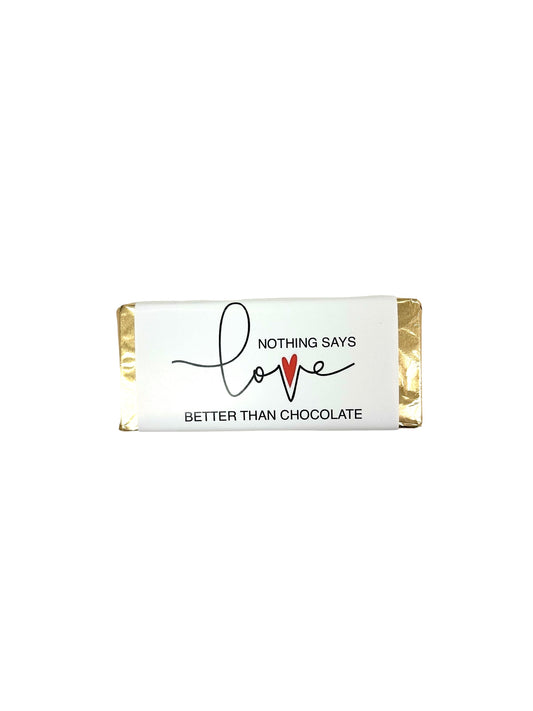 Valentines Wishes Chocolate Bar
