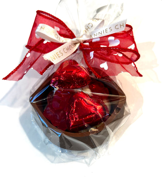 Valentines Chocolate Heart Box with Gummy Bears